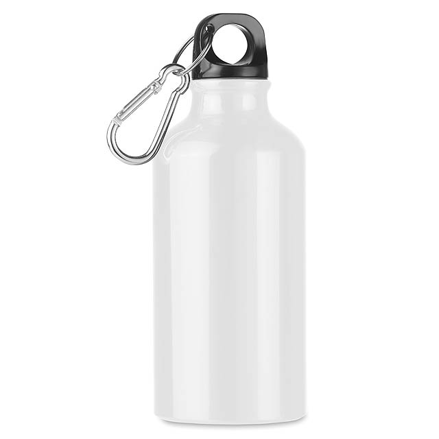 400 ml aluminium bottle  - white