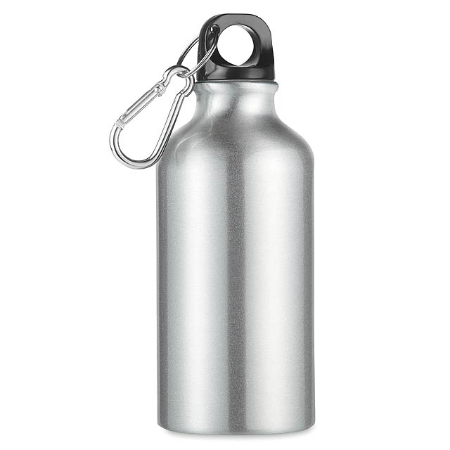 400 ml aluminium bottle  - matt silver