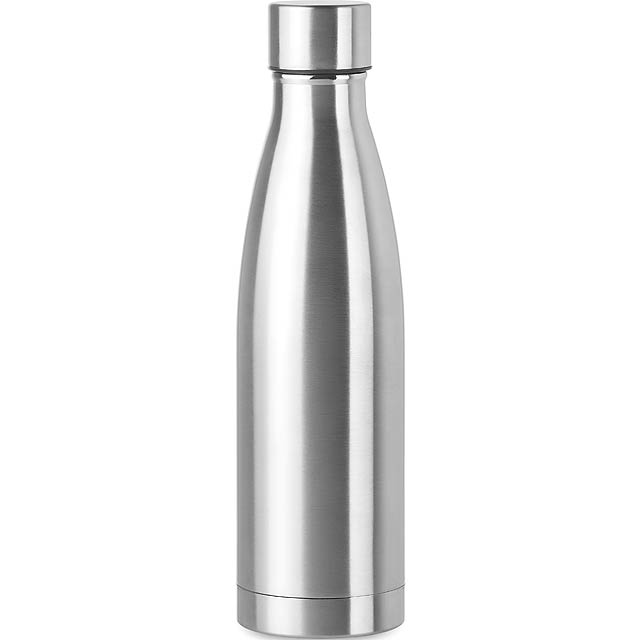 Double wall bottle 500ml  - matt silver