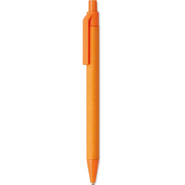 Paper/PLA corn ball pen  - Orange