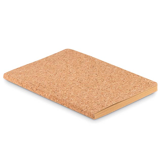 A5 cork soft cover notebook  - beige