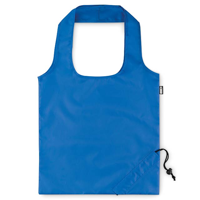 Foldable RPET shopping bag  - blau