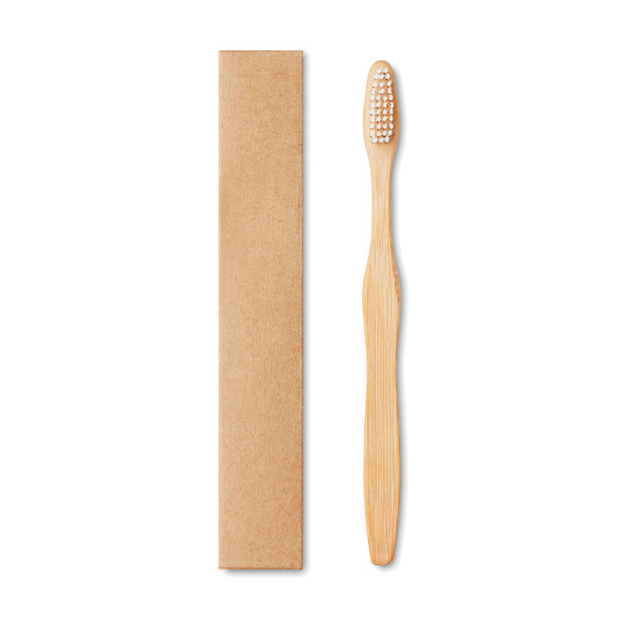 DENTOBRUSH - Bambusová kartáček na zuby  - biela