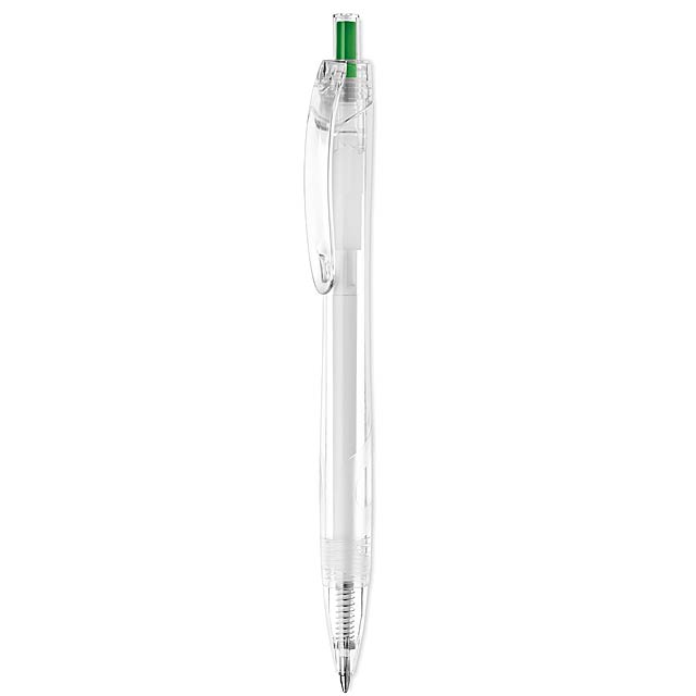 RPET push ball pen  - Grün