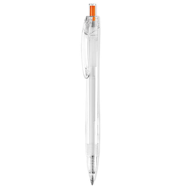 RPET push ball pen  - orange