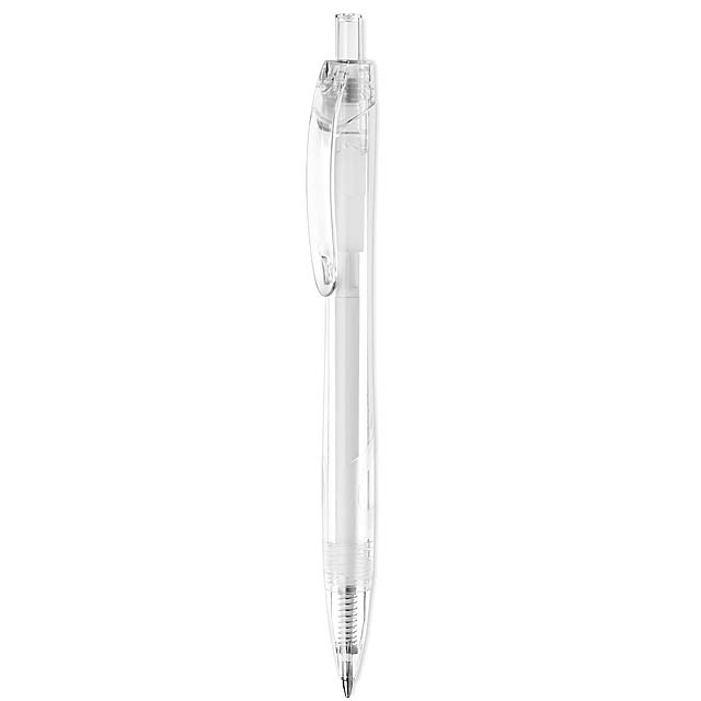 RPET push ball pen  - transparent