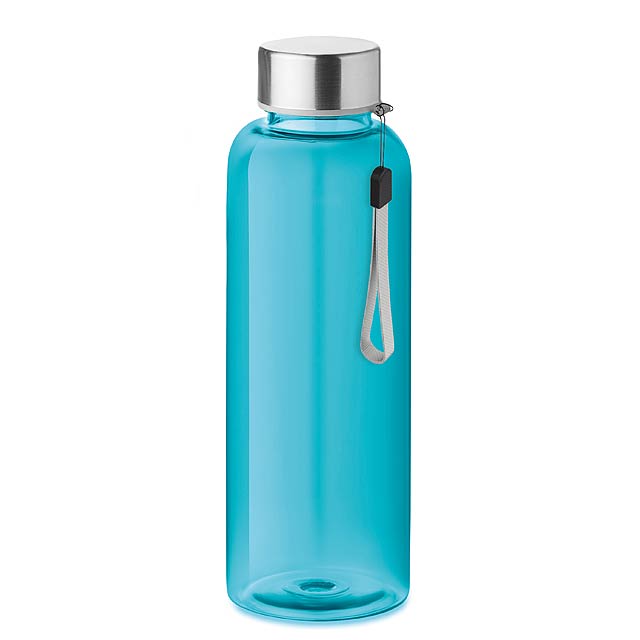 RPET bottle 500ml  - transparent blue
