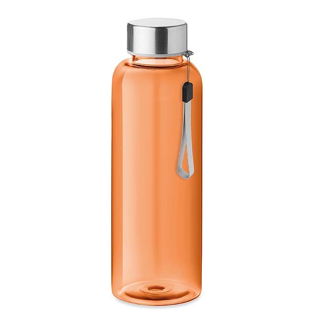 RPET bottle 500ml  - transparent orange