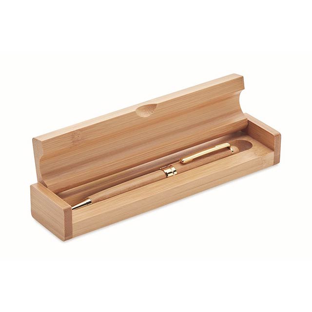 Propiska v krabičce z bambusu - ETNA - dřevo