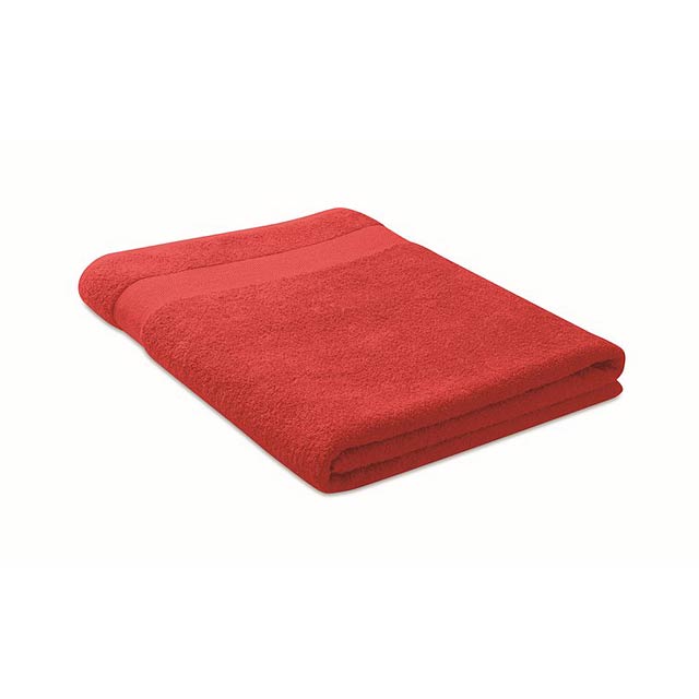 Ručník,přírodní bavlna 180x100 - MERRY - červená