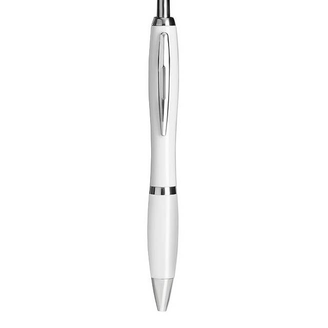 RIO CLEAN - Ballpoint pen made of ABS with antibacterial body - white