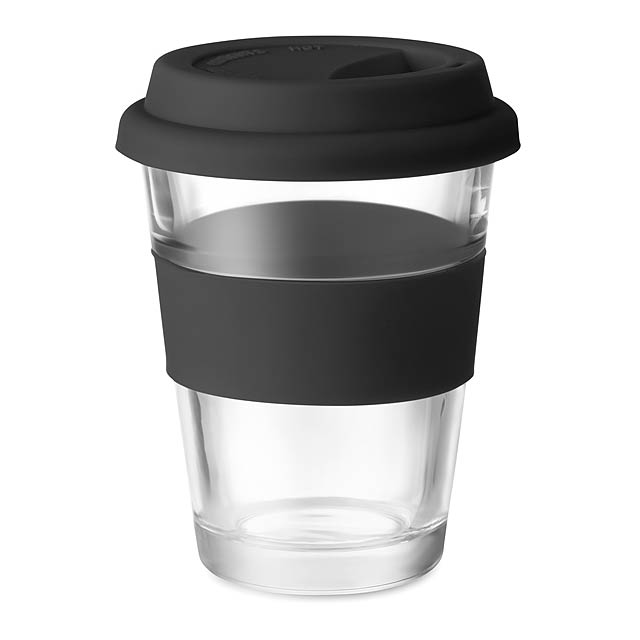 Glass tumbler 350 ml  - schwarz