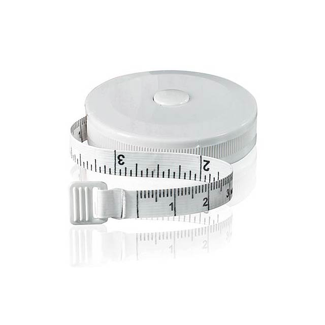 Tailor tape, round, in inch/cm - 