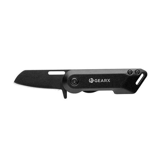Gear X folding knife, black - black