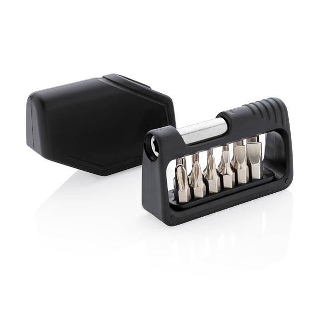 13-tlg. Pocket Bit-Set, schwarz - schwarz