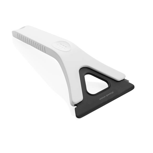 3-in-1 ice scraper, white - white