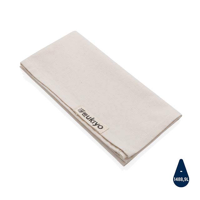 Ukiyo Aware™ 180gr rcotton table napkins 4pcs set, white - white