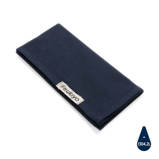 Ukiyo Aware™ 180gr rCotton 4-tlg. Servietten-Set, navy blau - blau