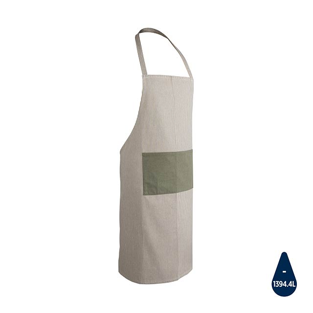 Ukiyo Aware™ 280gr rcotton deluxe apron, green - green