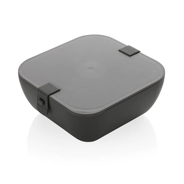 PP lunchbox square, anthracite - black