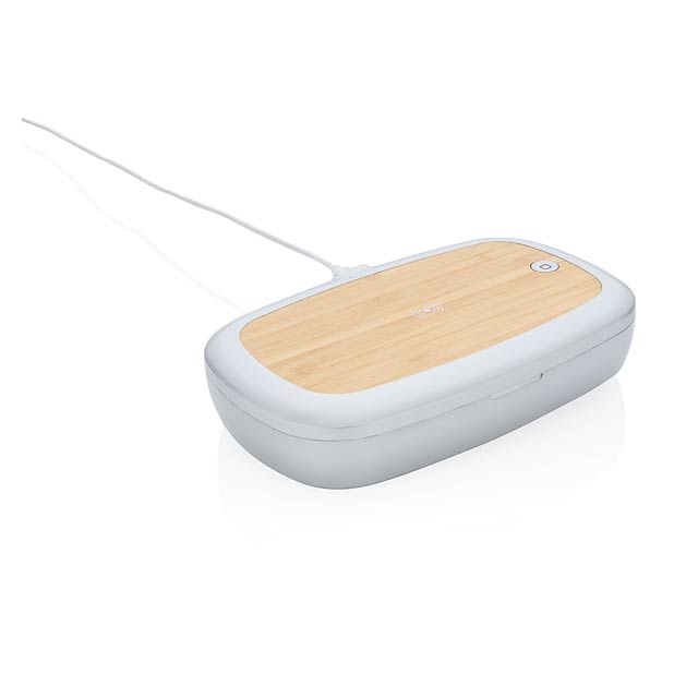 Rena UV-C Sterilisations-Box mit 5W Wireless Charger, grau - Grau