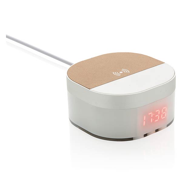 Aria 5W Wirless Charging Uhr - Weiß 