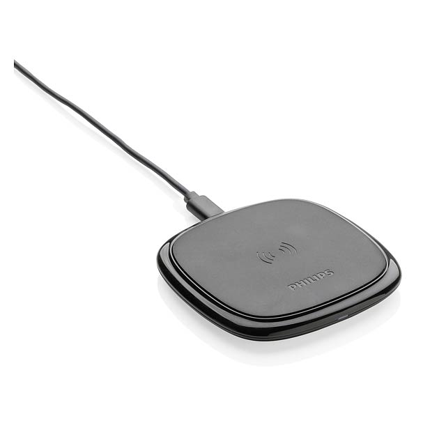 Philips 10W Qi Wireless-Charger, schwarz - schwarz