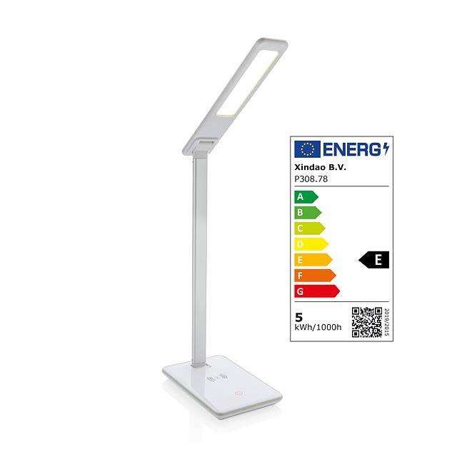 5W Wireless Charging Desk Lamp - white