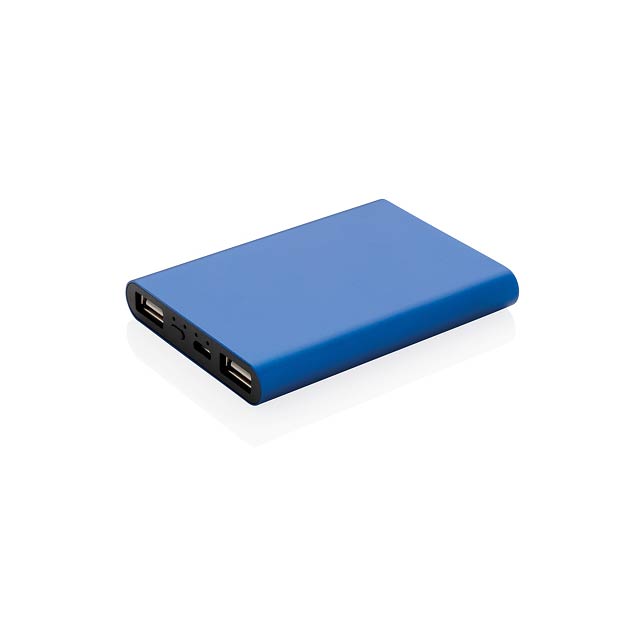 Aluminium 5.000 mAh Pocket Powerbank - blau