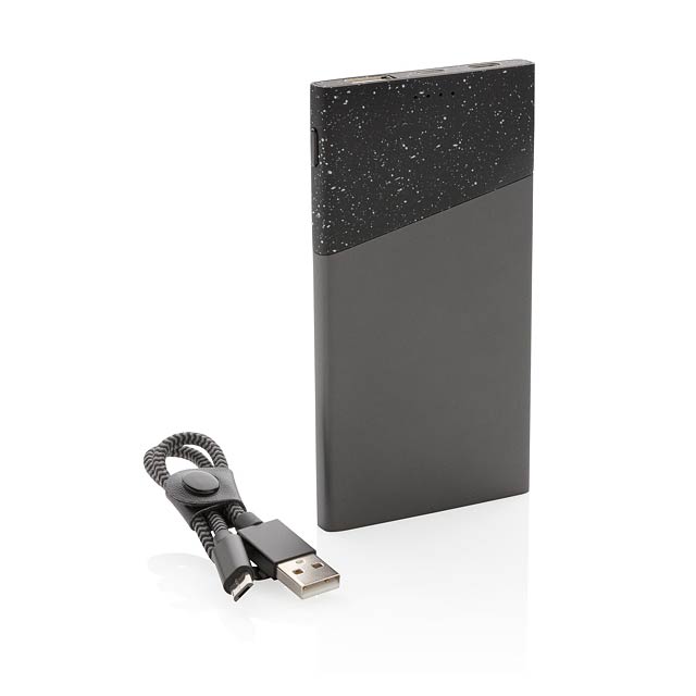 Swiss Peak 5.000 mAh Pocket Powerbank - schwarz