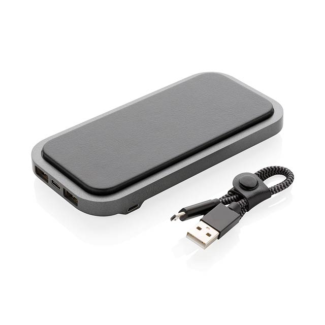 Swiss Peak Wireless 10.000 mAh Powerbank - schwarz