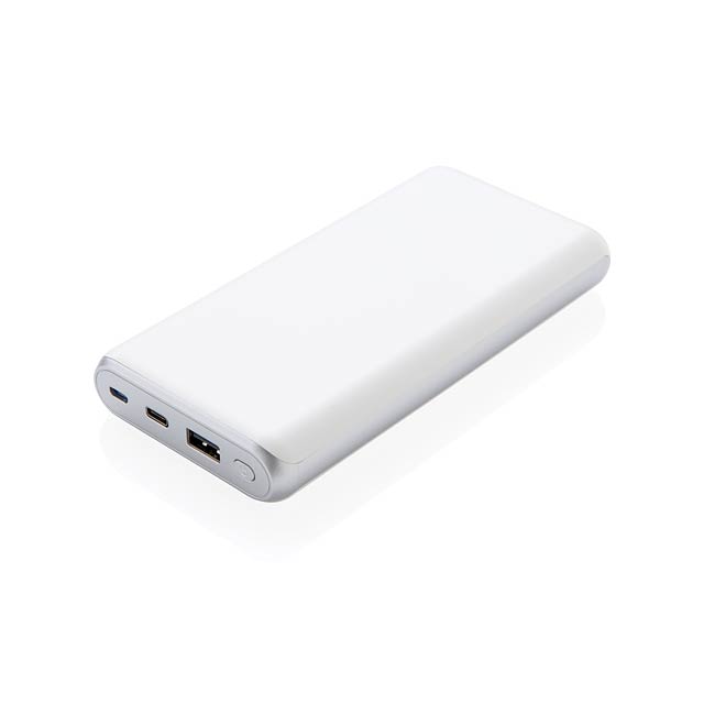 Ultraschnelle 20.000 mAh Powerbank mit PD - Weiß 