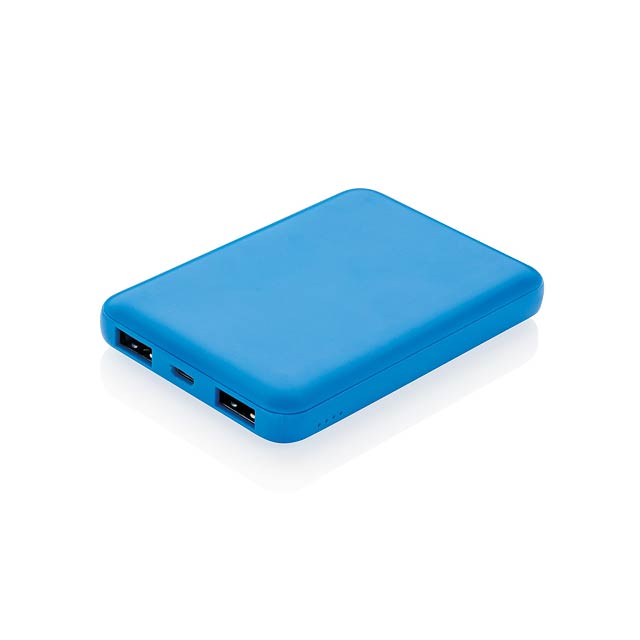 High Density 5.000 mAh Pocket Powerbank - blau