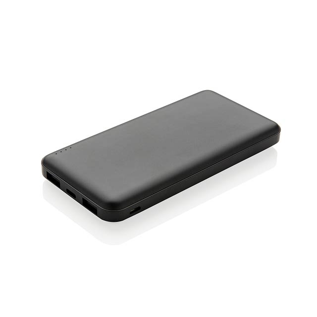 High Density 10.000 mAh Pocket Powerbank - black