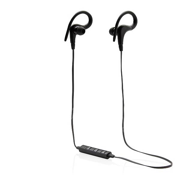 Wireless work out earbuds, black - black