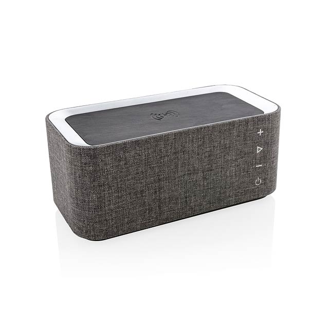 Vogue wireless charging speaker - grey