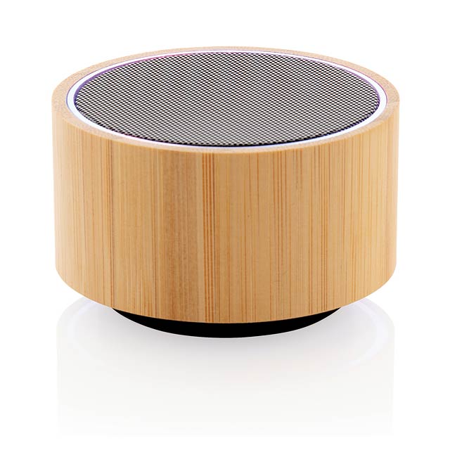 Bamboo wireless speaker - black