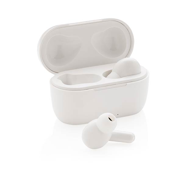 TWS sluchátka Liberty 2.0 v nabíjecí krabičce, bílá - bílá