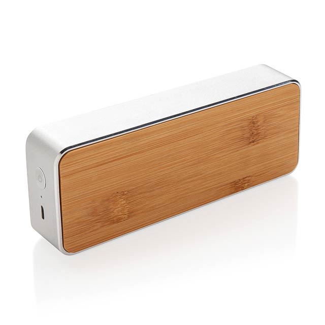 Nevada Bamboo 3W wireless speaker - grey