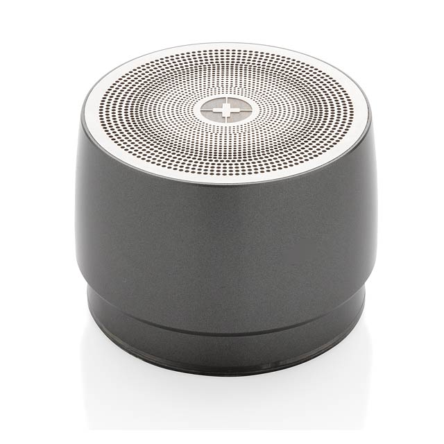 Swiss peak 5W wireless bass speaker - grey