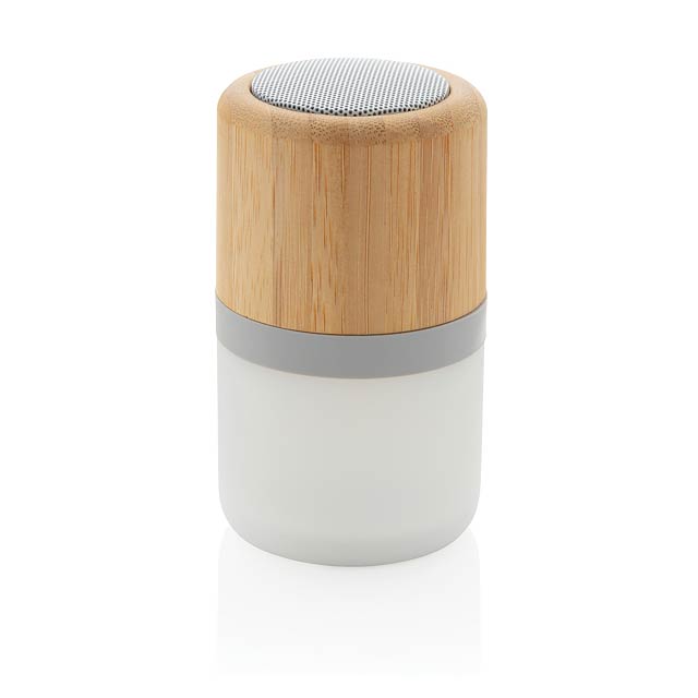 Bamboo colour changing 3W speaker light - white