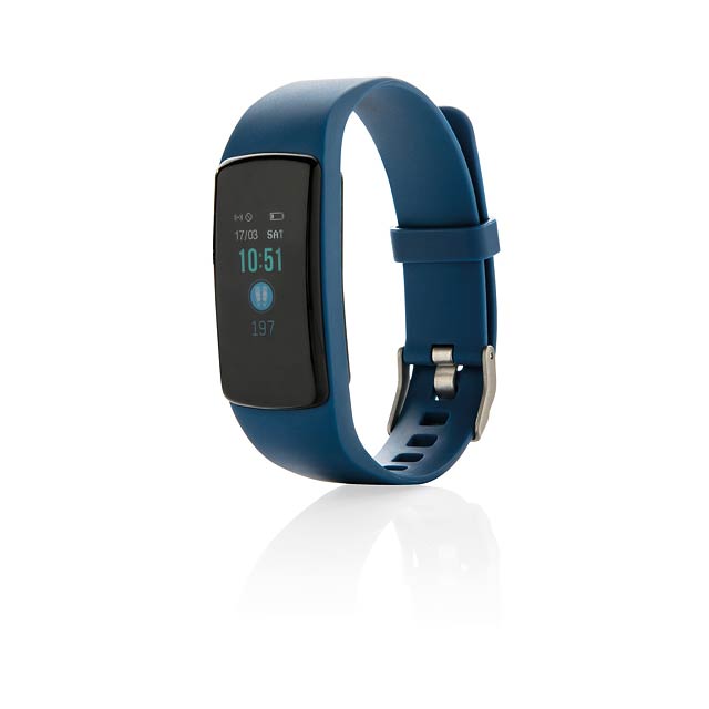 Stay Fit with heart rate monitor - blue