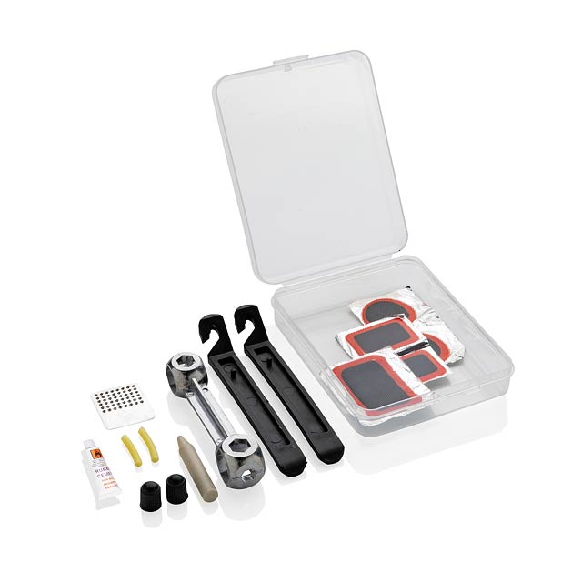 Bike repair kit compact, transparent - transparent