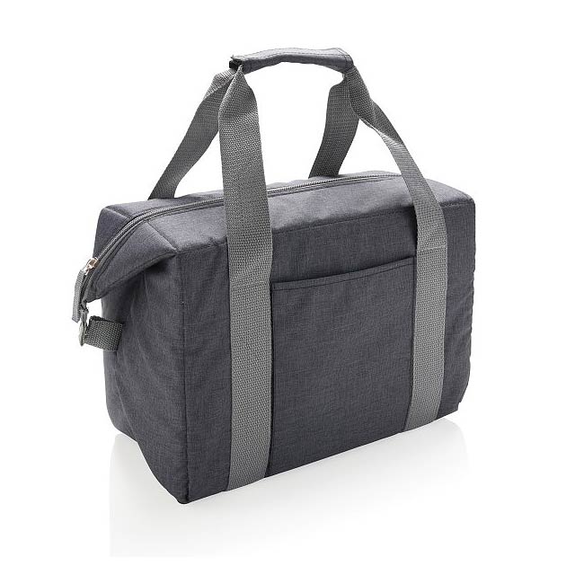 Nákupní a sportovní chladicí taška, šedá - čierna