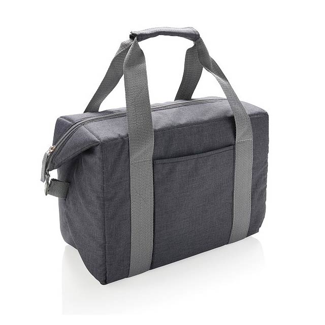 Tote & duffle cooler bag, dark grey - black