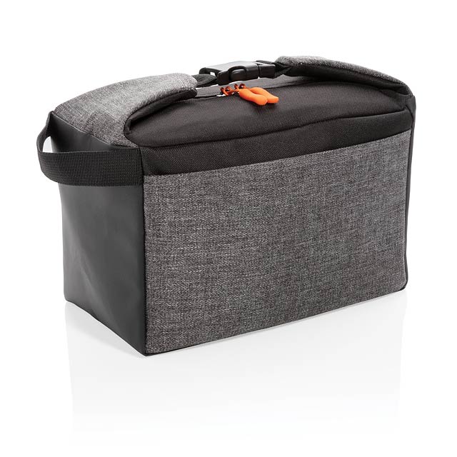 Two tone cooler bag - grey