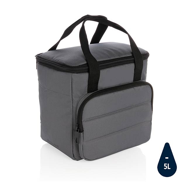 Impact AWARE™ RPET Kühltasche, anthrazit - schwarz