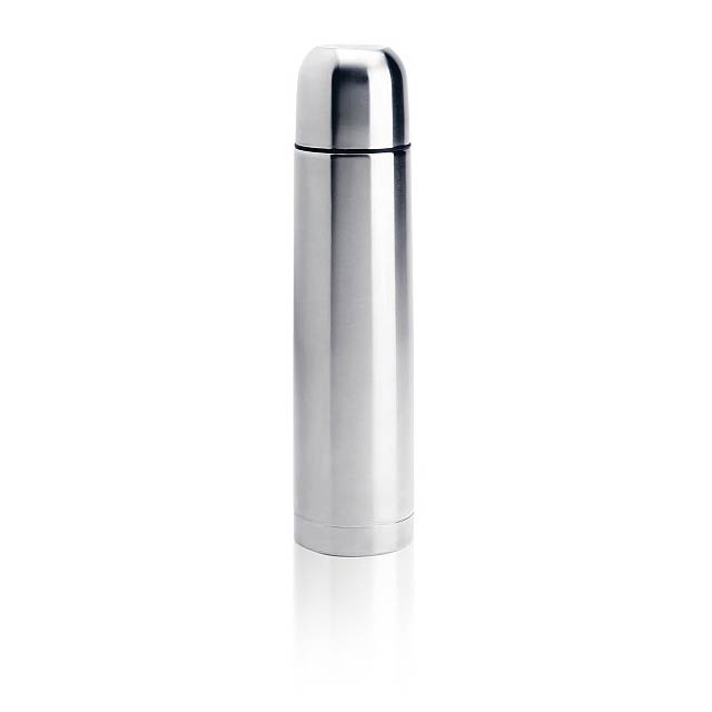 Stainless steel flask - silver