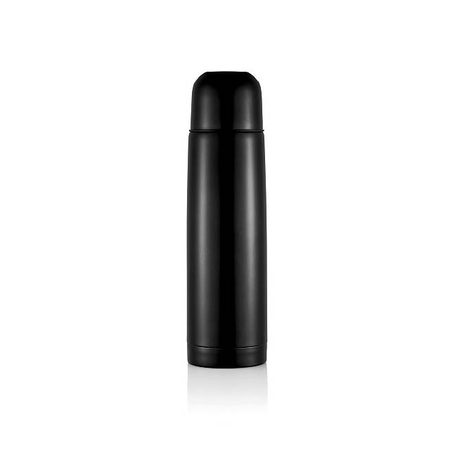 Stainless steel flask - black