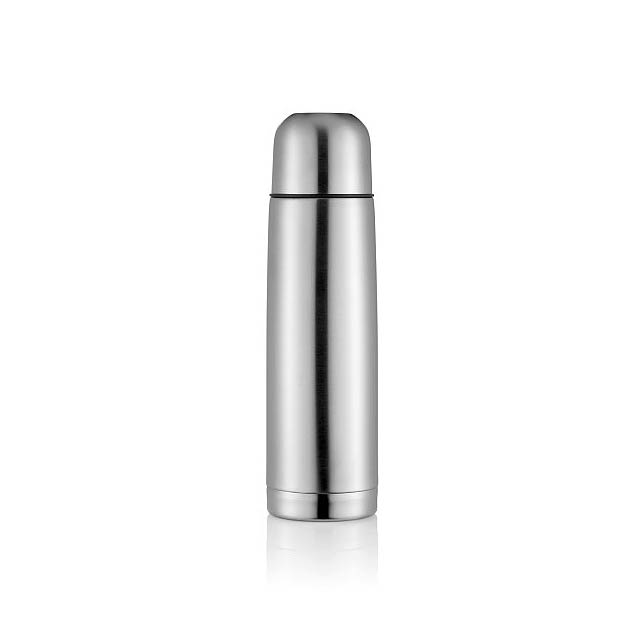 Stainless steel flask - silver